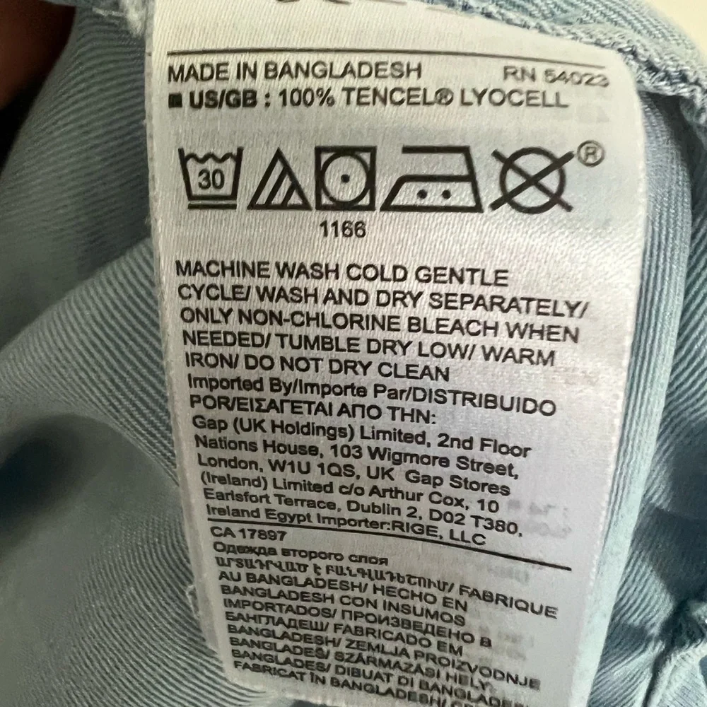 BR | 100% Tencel Lyocell TALL Top - Picture 3 of 4
